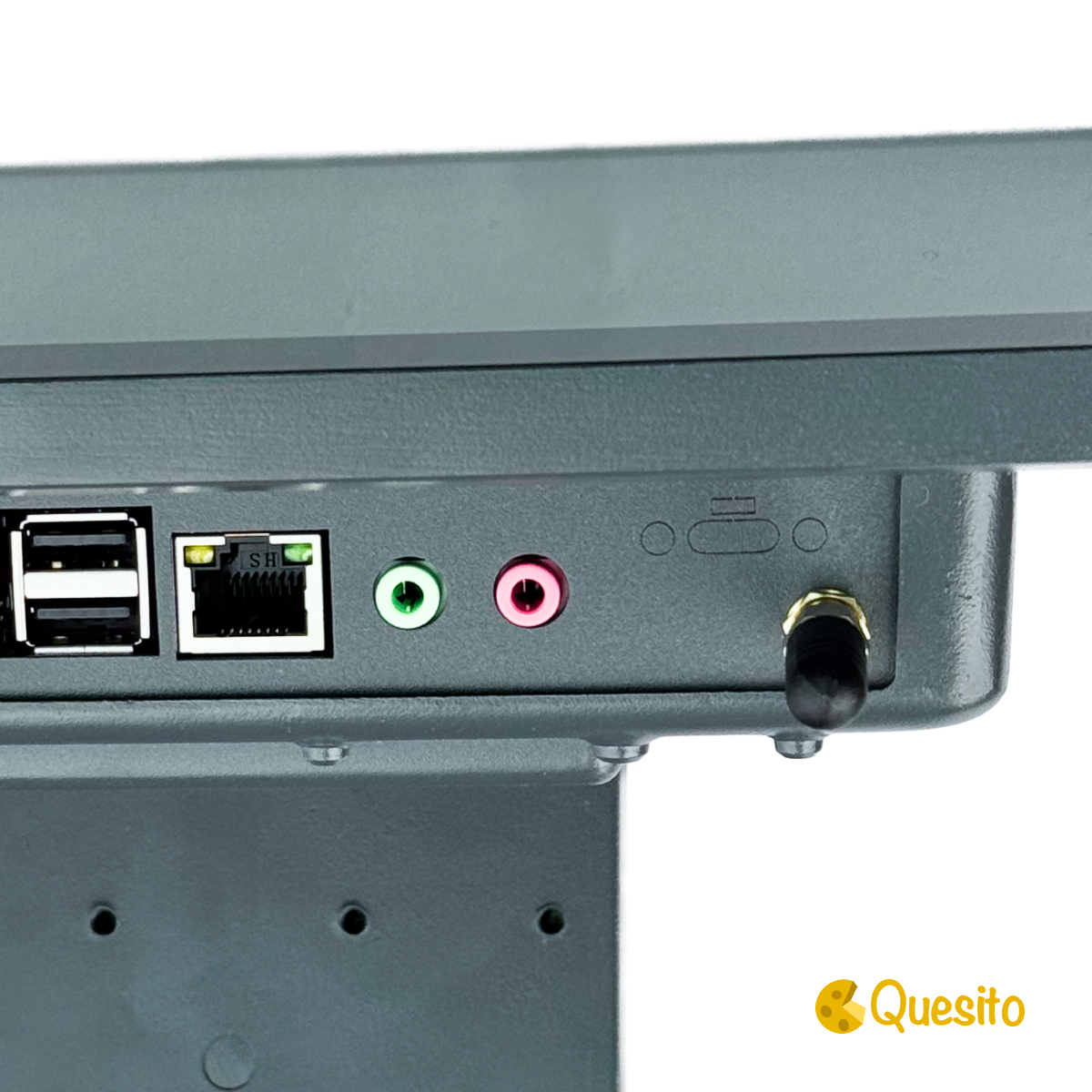 PANTALLA TACTIL 15" MARCA QUESITO MULTIPLES CONEXIONES 16G